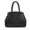 CARTERA AMBRO NEGRA CROCO