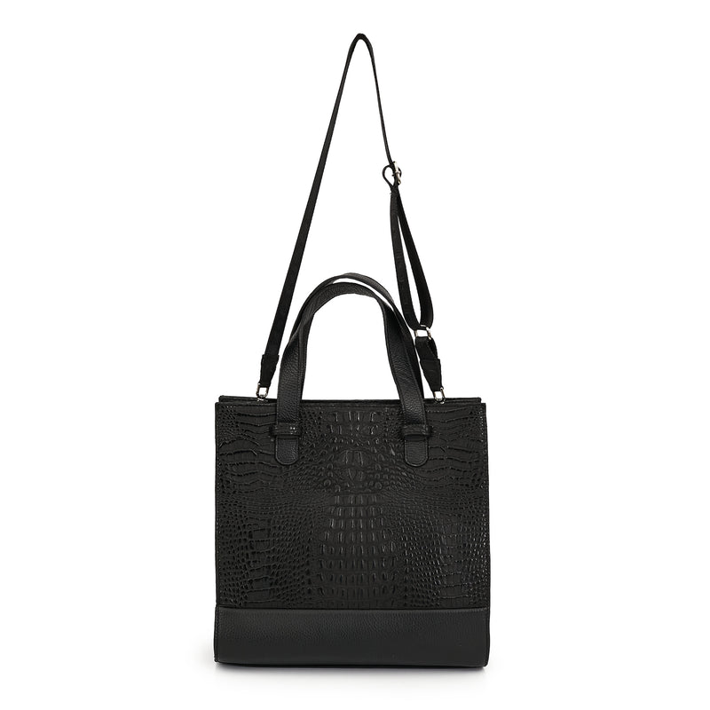 CARTERA PIETRI NEGRA CROCO