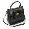 CARTERA TACINA NEGRA CROCO