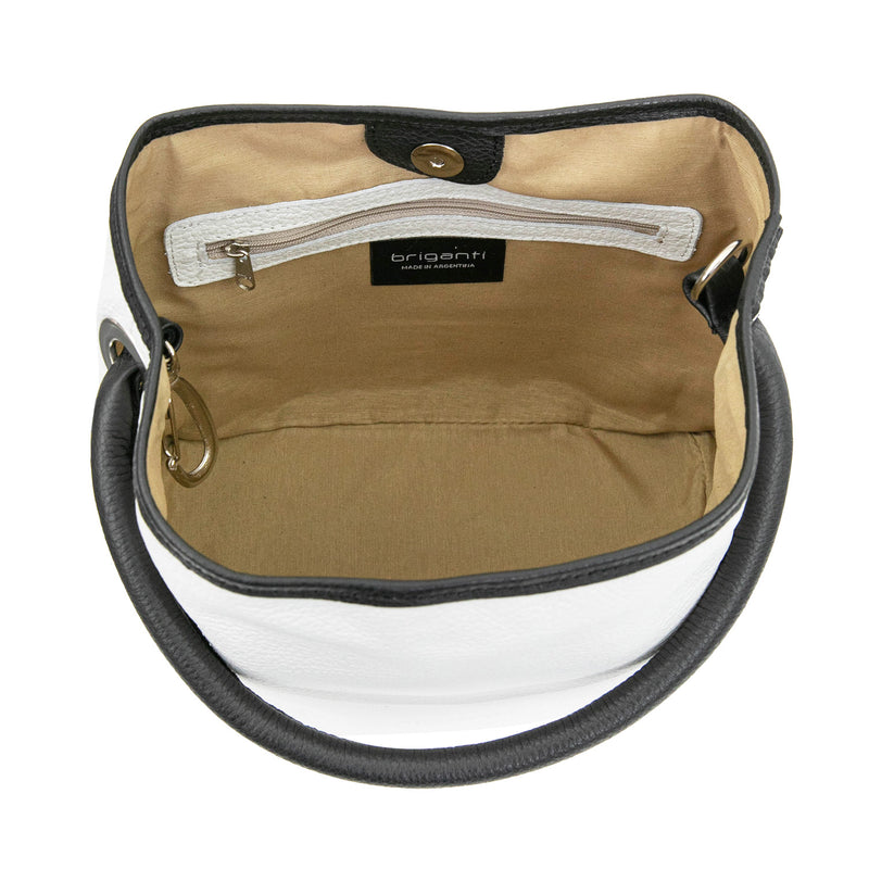 CARTERA VETRA BLANCA Y NEGRA