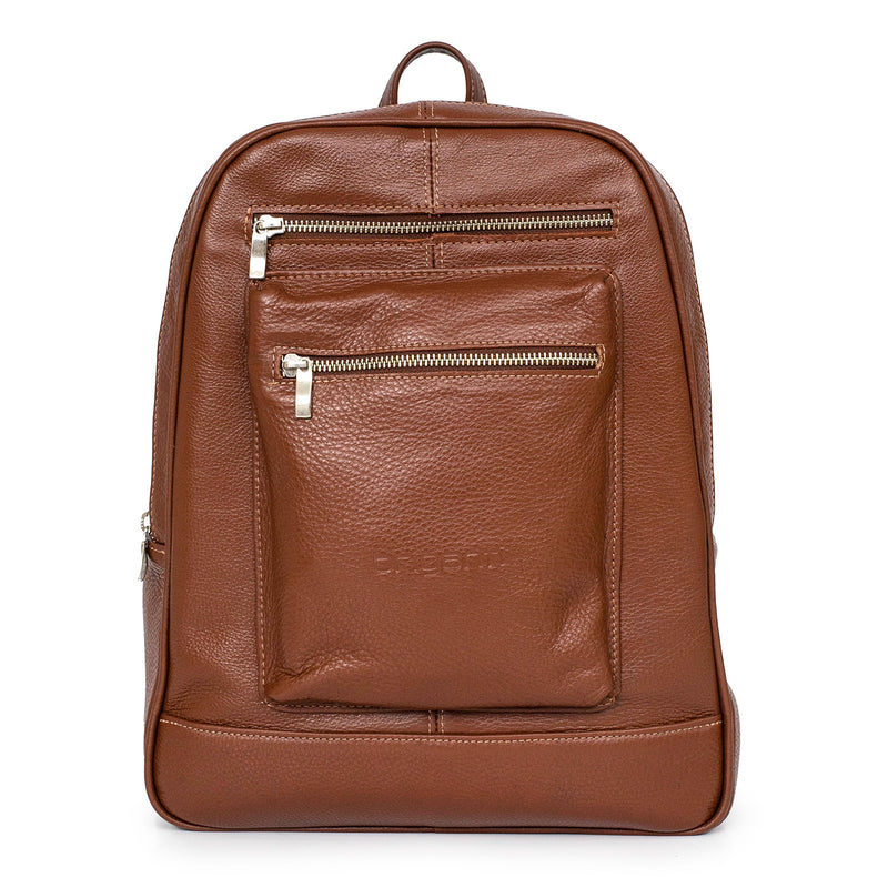 MOCHILA LETTER MARRON