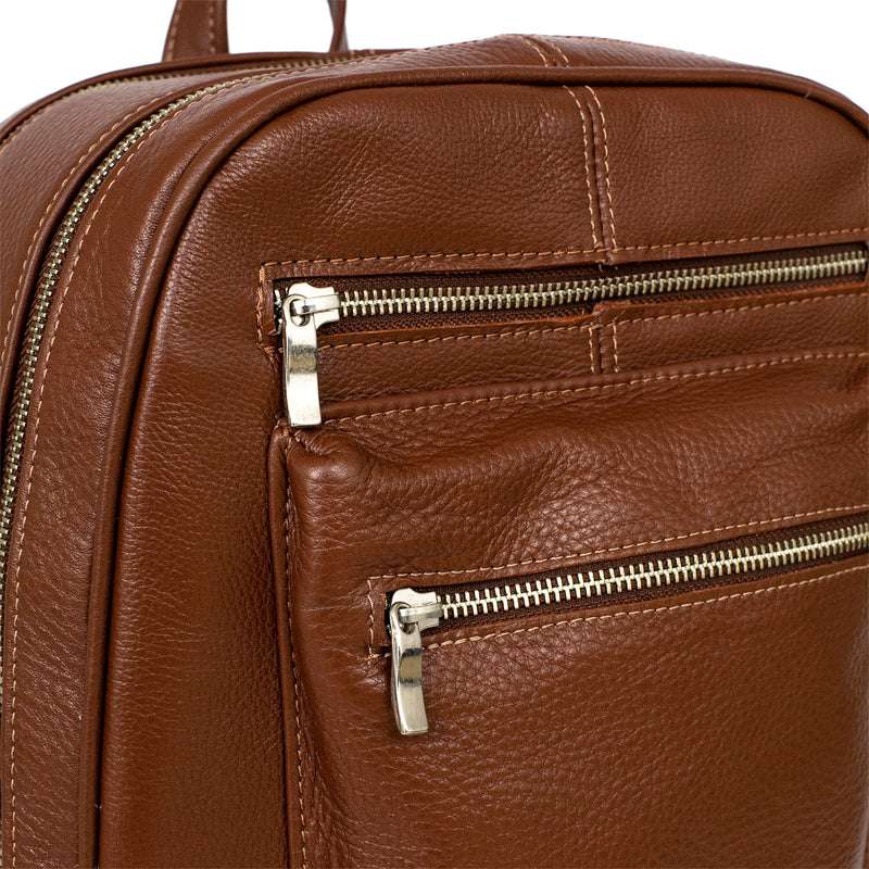 MOCHILA LETTER MARRON
