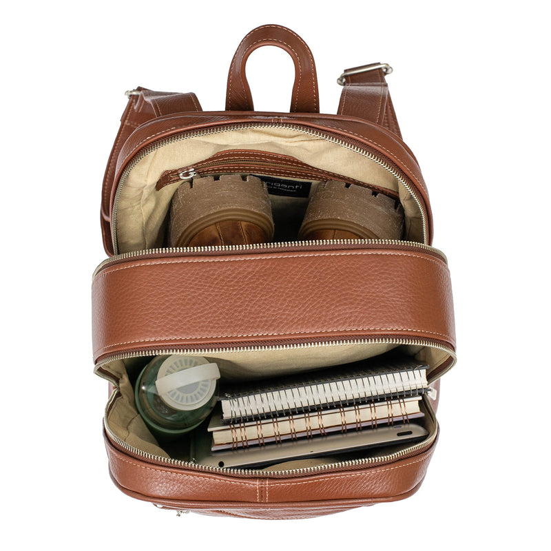 MOCHILA LETTER MARRON