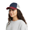 GORRA LUX AZUL, NATURAL Y ROJA