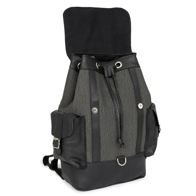 MOCHILA SUTERA NEGRA