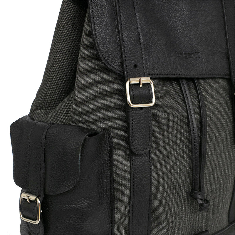 MOCHILA SUTERA NEGRA