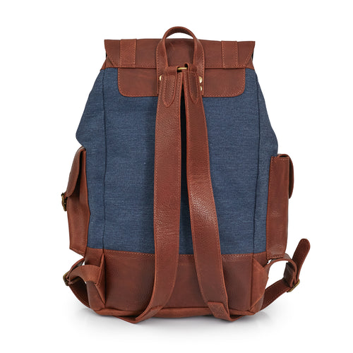 MOCHILA SUTERA AZUL