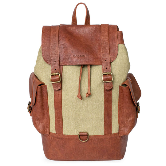 MOCHILA SUTERA VERDE Y SUELA