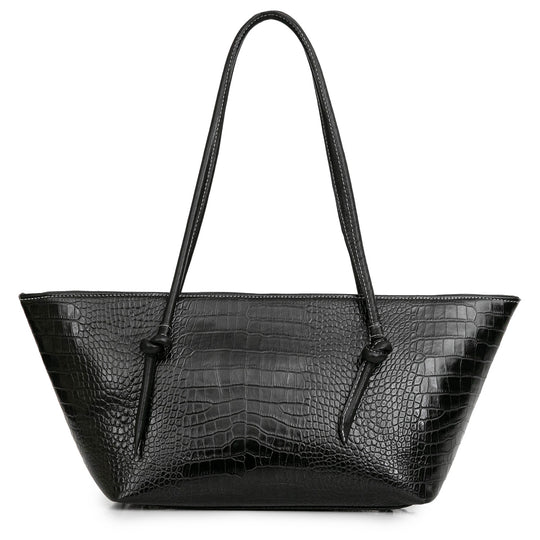 CARTERA MALEO NEGRO CROCO