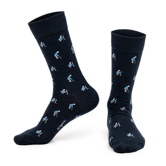 MEDIAS CROQUET AZULES