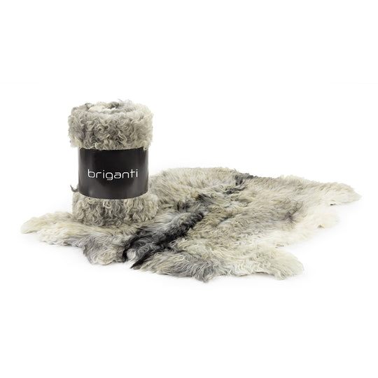 MUFLON DE CABRA BLANCO Y GRIS