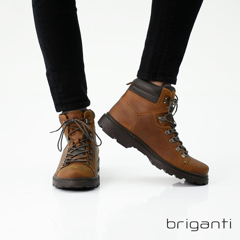 Borcegos Marrones Borcegos Briganti Hombre Borcego Work Hombre De