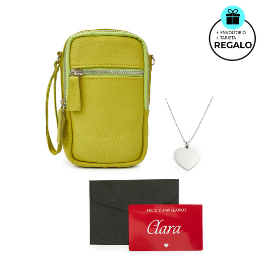 REGALO - PORTACELULAR Y COLLAR CORAZON