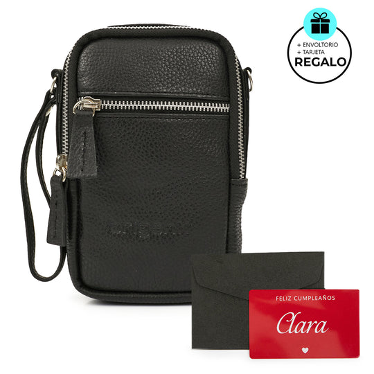 REGALO - PORTACELULAR SIENA NEGRO