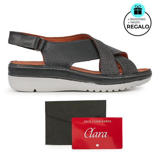 REGALO - SANDALIA AIRA NEGRA