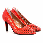 ZAPATO ADELFA ROJO.