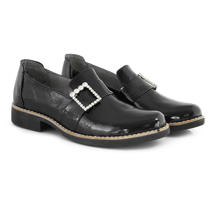 MOCASIN LIZA NEGRO.