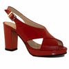 SANDALIA LUBAO ROJO.