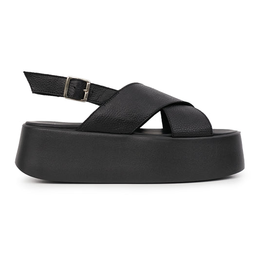 SANDALIA URLA NEGRA.