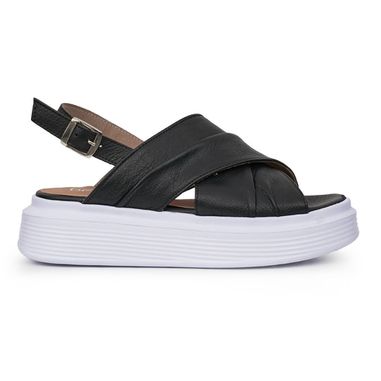 SANDALIA PANDI NEGRA.