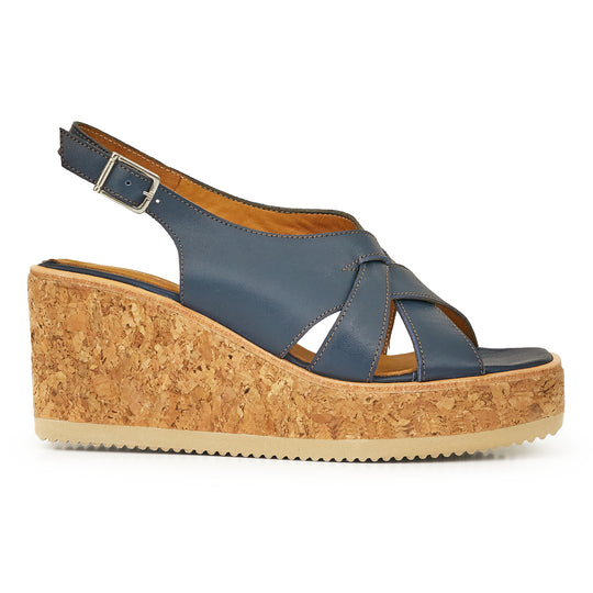 SANDALIA VIROW AZUL.