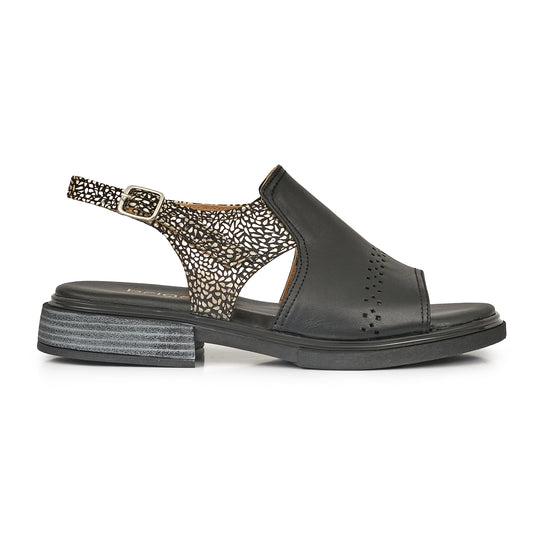 SANDALIA NARAU NEGRA.