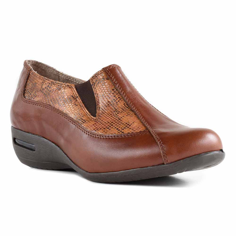 ZAPATILLA IRVI MARRON.